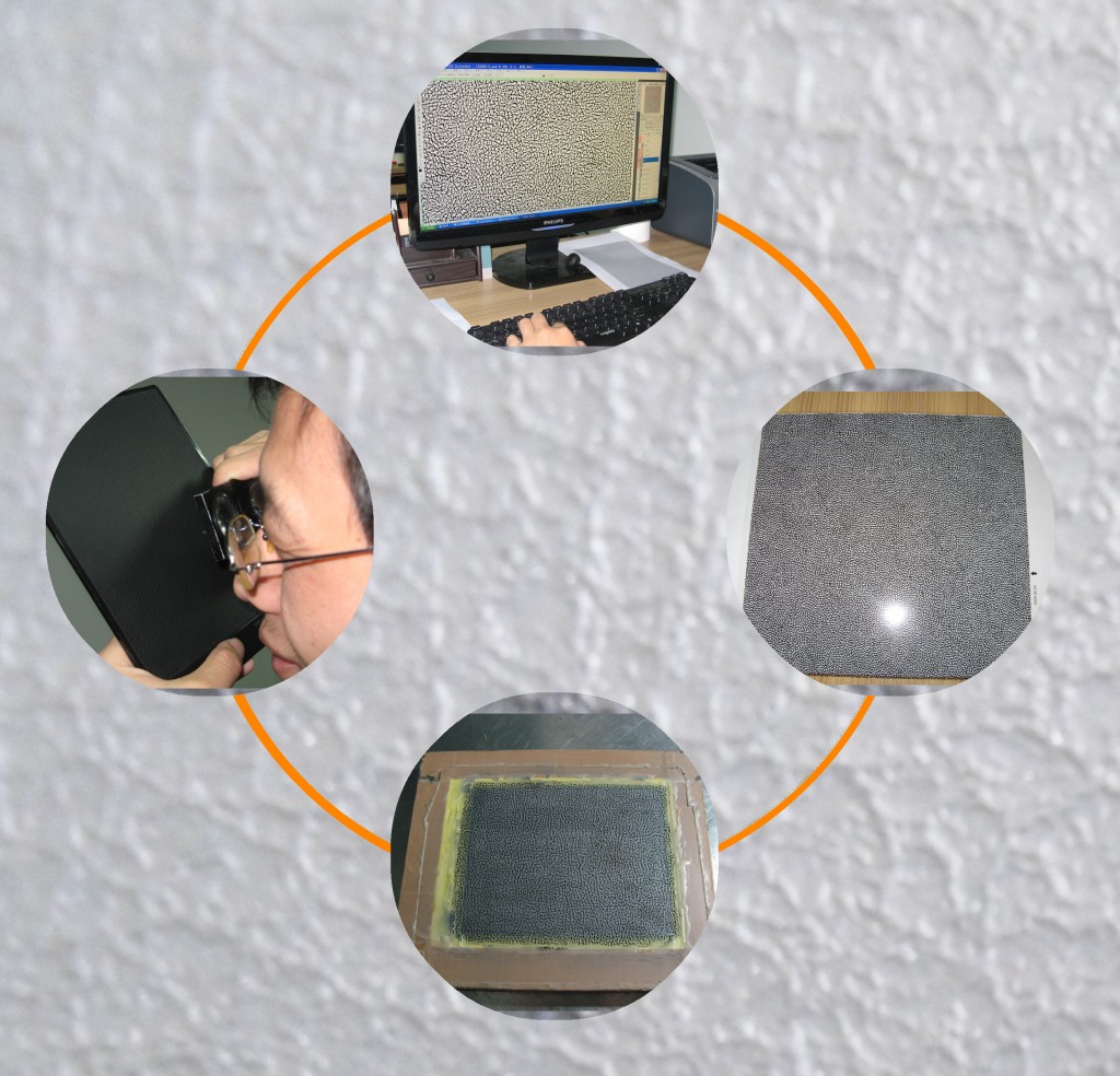 mold tech of mold texturing for pattern R&D